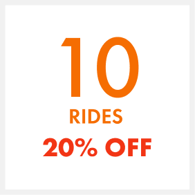 20% OFF 10 Rides
